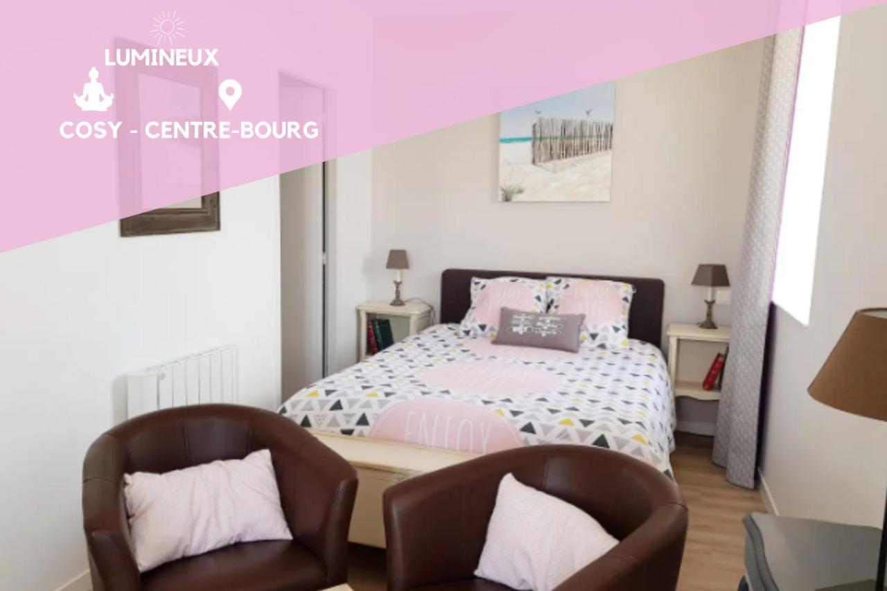 Studio Cosy Les Roses Tremieres 3 Etoiles Centre Plouharnel Proche Mer Buitenkant foto